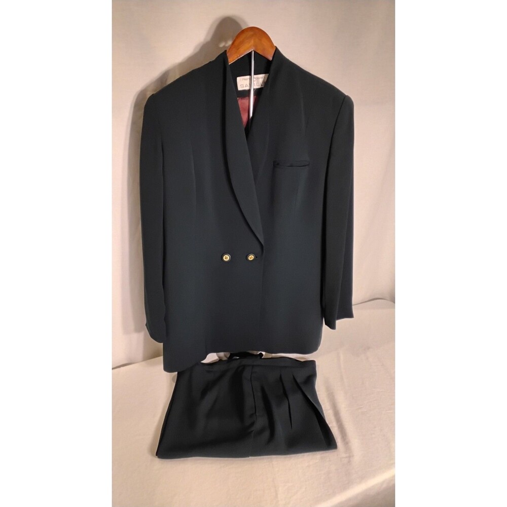 Rena Rowen Saville Green Women’s Pants Suite Size 16 Excellent